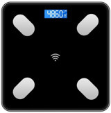 Yui TZC-001 Yağ Ölçen Vücut Analizi Yapan Bluetoothlu Kas Ölçen Cam Dijital Akıllı Tartı Siyah