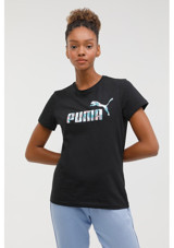 Puma Bppo 000168 Blank Base Siyah Kadın Kısa Kol T-Shirt 000000000101385146 Xs