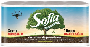 Sofia 3 Katlı 16'lı Rulo Tuvalet Kağıdı