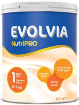 Evolvia NutriPRO Yenidoğan Laktozsuz Tahılsız Glutensiz Probiyotikli 1 Numara Bebek Sütü 800 gr