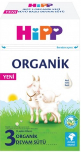 HiPP Keçi Sütlü Tahılsız Organik Probiyotikli 3 Numara Devam Sütü 400 gr