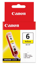 Canon BCI-6Y Orijinal Sarı Mürekkep Kartuş
