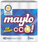 Maylo 2 Katlı 40'lı Rulo Tuvalet Kağıdı