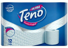 Teno Ultra 2 Katlı 12'li Rulo Tuvalet Kağıdı