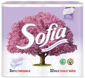Sofia 3 Katlı Kokulu Renkli 32'li Rulo Tuvalet Kağıdı
