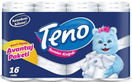 Teno 2 Katlı 16'lı Rulo Tuvalet Kağıdı