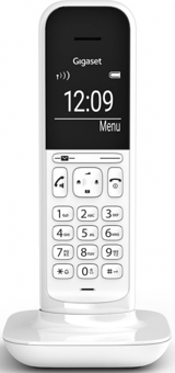 Gigaset CL390 150 Kayıt 1 Ahize Telsiz Telefon Beyaz