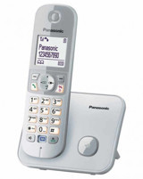Panasonic KX-TG6811 120 Kayıt 1 Ahize Telsiz Telefon Siyah
