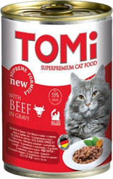 Tomi Sığır Etli Soslu Yetişkin Yaş Kedi Maması 400 gr