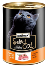 Patimax Parça Kuzu Etli Yetişkin Yaş Kedi Maması 400 gr