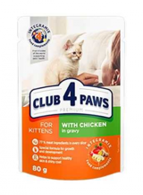 Club4Paws Premium Pouch Tavuklu Yavru Yaş Kedi Maması 100 gr