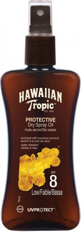 Hawaiian Tropic Pretective Hindistan Cevizi Yağı Yoğun 8 Faktör Vücut İçin Bronzlaştırıcı Yağ 200 ml