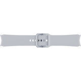 Samsung Watch 5 Uyumlu 20 mm Silikon Akıllı Bileklik Kordonu Gümüş