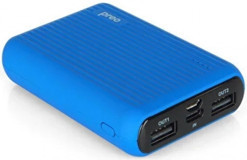 Preo Pocket 10000 mAh Hızlı Şarj USB & Type C Çoklu Kablolu Powerbank Mavi