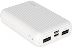 Preo Pocket 10000 mAh Hızlı Şarj USB & Type C Çoklu Kablolu Powerbank Beyaz