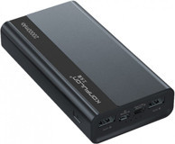 Konfulon A16Q 20000 mAh Hızlı Şarj USB & Type C Çoklu Kablolu Powerbank Siyah