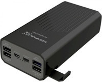 Konfulon P40Q 40000 mAh Hızlı Şarj USB & Type C Çoklu Kablolu Powerbank Siyah