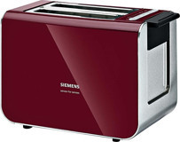 Siemens TT86104 2 Dilim Kırıntı Tepsili Telli Akıllı 860 W Bordo Mini Ekmek Kızartma Makinesi