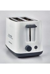 Ariete Qubi 0157 2 Dilim Kırıntı Tepsili Telli Akıllı 760 W Beyaz Mini Ekmek Kızartma Makinesi