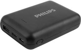 Philips DLP1510AB/51 10000 mAh Hızlı Şarj USB & Type C Çoklu Kablolu Powerbank