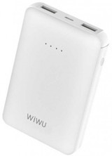 Wiwu JC-01 10000 mAh Hızlı Şarj Micro USB Çoklu Kablolu Powerbank