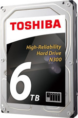 Toshiba N300 HDWN160UZSVA 6 TB 3.5 İnç 7200 RPM 128 MB SATA 3.0 PC Harddisk
