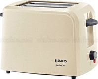 Siemens TT3A0107 2 Dilim Kırıntı Tepsili Telli Akıllı 980 W Krem Mini Ekmek Kızartma Makinesi