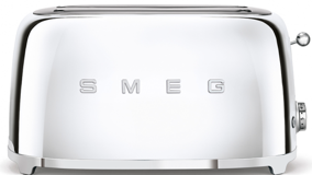 Smeg 50's Style TSF02SSEU 4 Dilim Kırıntı Tepsili Akıllı 1500 W İnox Retro Ekmek Kızartma Makinesi