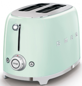 Smeg 50's Style TSF01PGEU 2 Dilim Kırıntı Tepsili Akıllı 950 W Yeşil Retro Mini Ekmek Kızartma Makinesi