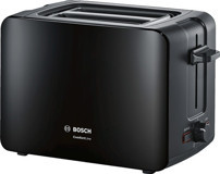 Bosch TAT6A113 ComfortLine 2 Dilim Kırıntı Tepsili 1090 W Siyah Mini Ekmek Kızartma Makinesi