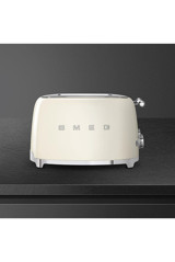 Smeg 50's Style TSF03CREU 4 Dilim Kırıntı Tepsili 2000 W Krem Retro Ekmek Kızartma Makinesi