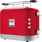 Kenwood TCX751RD kMix 2 Dilim Kırıntı Tepsili Telli Akıllı 900 W Kırmızı Mini Ekmek Kızartma Makinesi