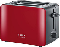 Bosch TAT6A114 ComfortLine 2 Dilim Kırıntı Tepsili 1090 W Kırmızı Mini Ekmek Kızartma Makinesi