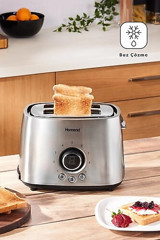 Homend Breadfast 1502H 2 Dilim Kırıntı Tepsili Telli Akıllı 1000 W İnox Mini Ekmek Kızartma Makinesi