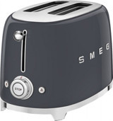 Smeg 50's Style TSF01GREU 2 Dilim Kırıntı Tepsili Akıllı 950 W İnox Retro Mini Ekmek Kızartma Makinesi