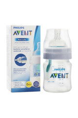 Philips Avent SCF810/14 Polipropilen Gaz Yapmayan Antikolik Yenidoğan Yavaş Akışlı Kulpsuz 0+ Ay Şeffaf Yuvarlak Uçlu Bebek Biberon 125 ml