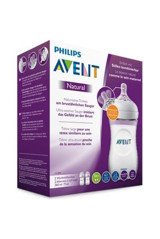 Philips Avent Natural Polipropilen Gaz Yapmayan Antikolik Yavaş Akışlı Kulpsuz 1+ Ay Şeffaf Yuvarlak Uçlu Bebek Biberon 260 ml