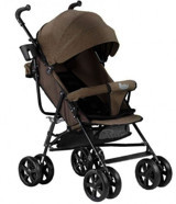 Babyhope SA7 Katlanabilir 360 Derece Dönen Tam Yatar Kabin Tipi Baston Bebek Arabası Kahverengi