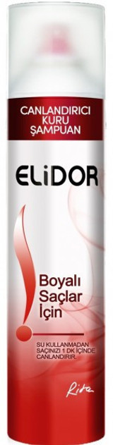 Elidor Boyalı Saçlar İçin Canlandırıcı Kuru Şampuan 250 ml