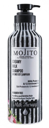 Mojito Milktherapy Tüm Saçlar İçin Parabensiz Kuru Kadın Şampuanı 1000 ml