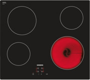 Siemens ET611HE17E Siyah Cam 4 Gözlü Dokunmatik Elektrikli Ankastre Ocak