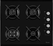 Ferre S1240 CE WOK BEK Wok Gözlü Siyah Cam 4 Gözlü Doğalgazlı Set Üstü Ocak