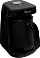 Tefal CM8111 Köpüklüm Compact Tek Hazneli Otomatik 280 ml Su Hazneli  4 Fincan Közde Kahve Tadında Akıllı Siyah Türk Kahvesi Makinesi