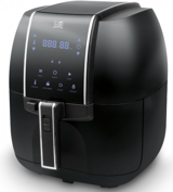 Fritel Snacktastic 6902 XXL Airfryer 5 lt Tek Hazneli Izgara Yapan Led Ekranlı Sıcak Hava Fritözü Siyah