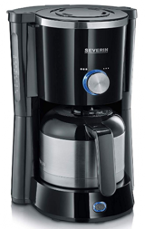 Severin TypeSwitch (KA 4845) Filtreli Termos 1000 ml Hazne Kapasiteli 15 Fincan 1000 W İnox Filtre Kahve Makinesi