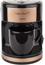 Tantitoni Coffee Mood Filtreli Fincan 300 ml Hazne Kapasiteli 450 W Rosegold Filtre Kahve Makinesi