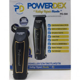 PowerDex PD-580 Saç Sakal ve Ense 3 Başlıklı Çok Amaçlı Kablosuz Tıraş Makinesi