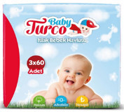 Baby Turco Antibakteriyel 60 Yaprak Islak Mendil