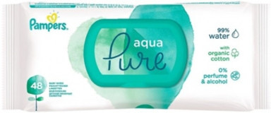 Prima Pampers Aqua Pure Antibakteriyel 48 Yaprak Islak Mendil