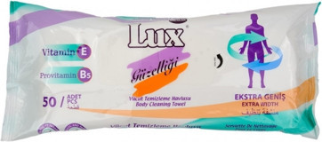 Lux Antibakteriyel 50 Yaprak Hasta Vücut Temizleme Havlusu